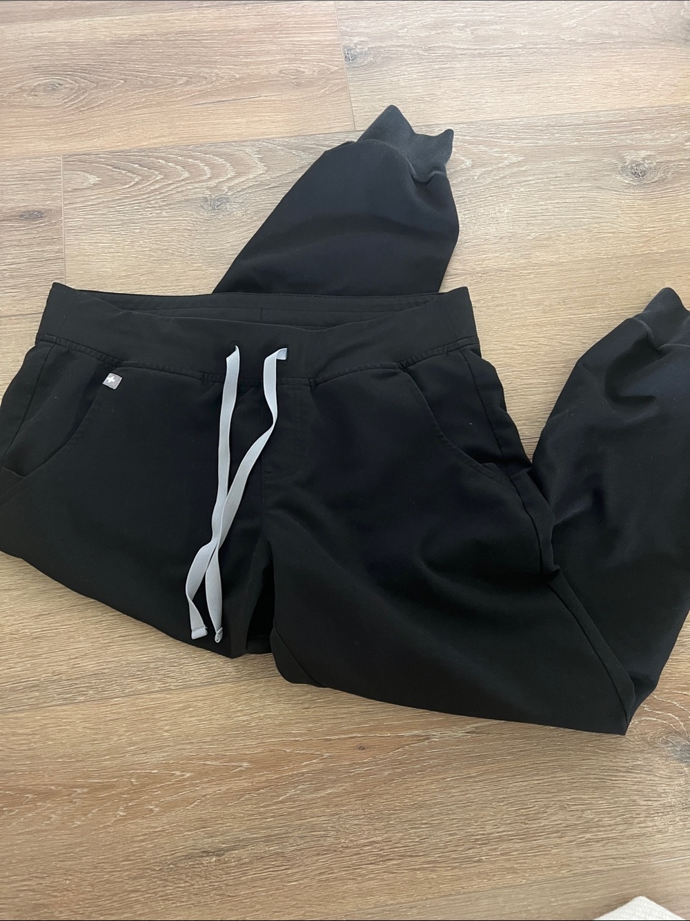 Figs Black Jogger Scrubs